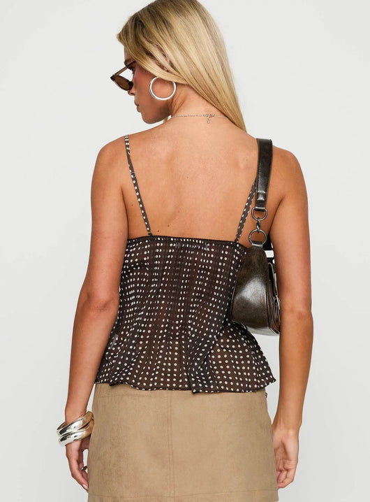 EFFINI Laced Pleat Top EFFINI