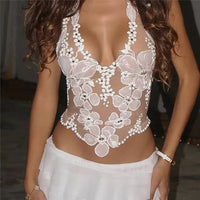 Sleeveless Halter Top