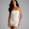 Floral Beaded Mini Dress
