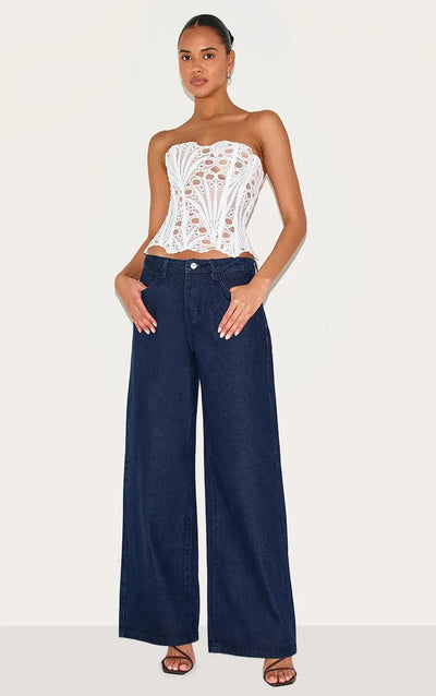 Effini Floral Lace Corset EFFINI