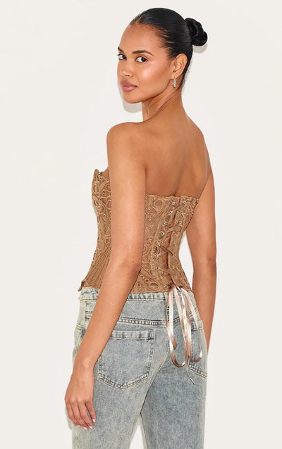 Effini Floral Lace Corset EFFINI